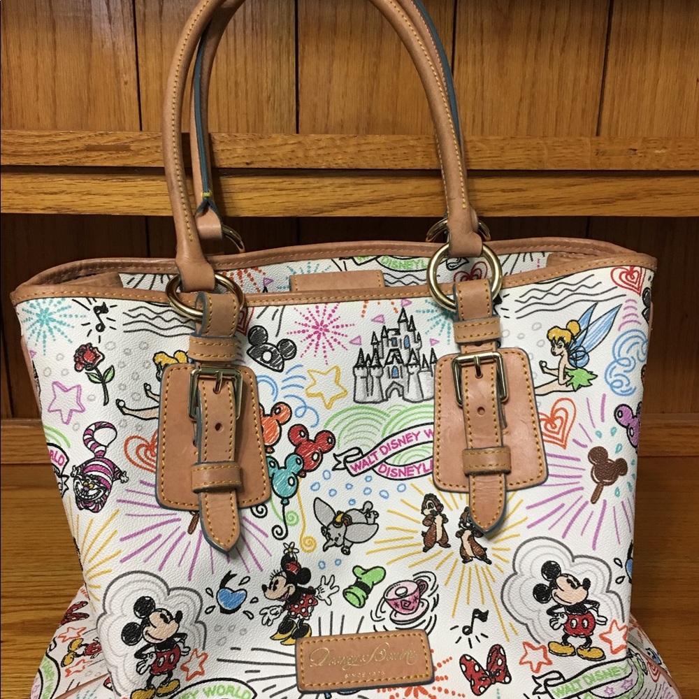Dooney and Bourke Disney Parks Sketch tote/shopper