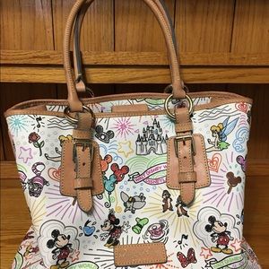 Dooney and Bourke Disney Parks Sketch tote/shopper