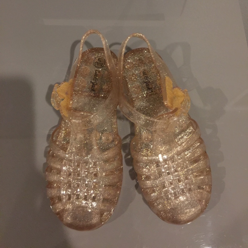 Cat and Jack little girl jellies 11/12