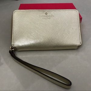Kate Spade Rory Gold Wallet