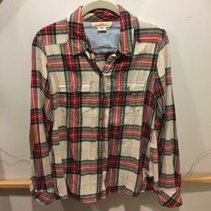 Log cabin plaid button down