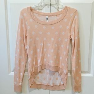 polka dot sweater