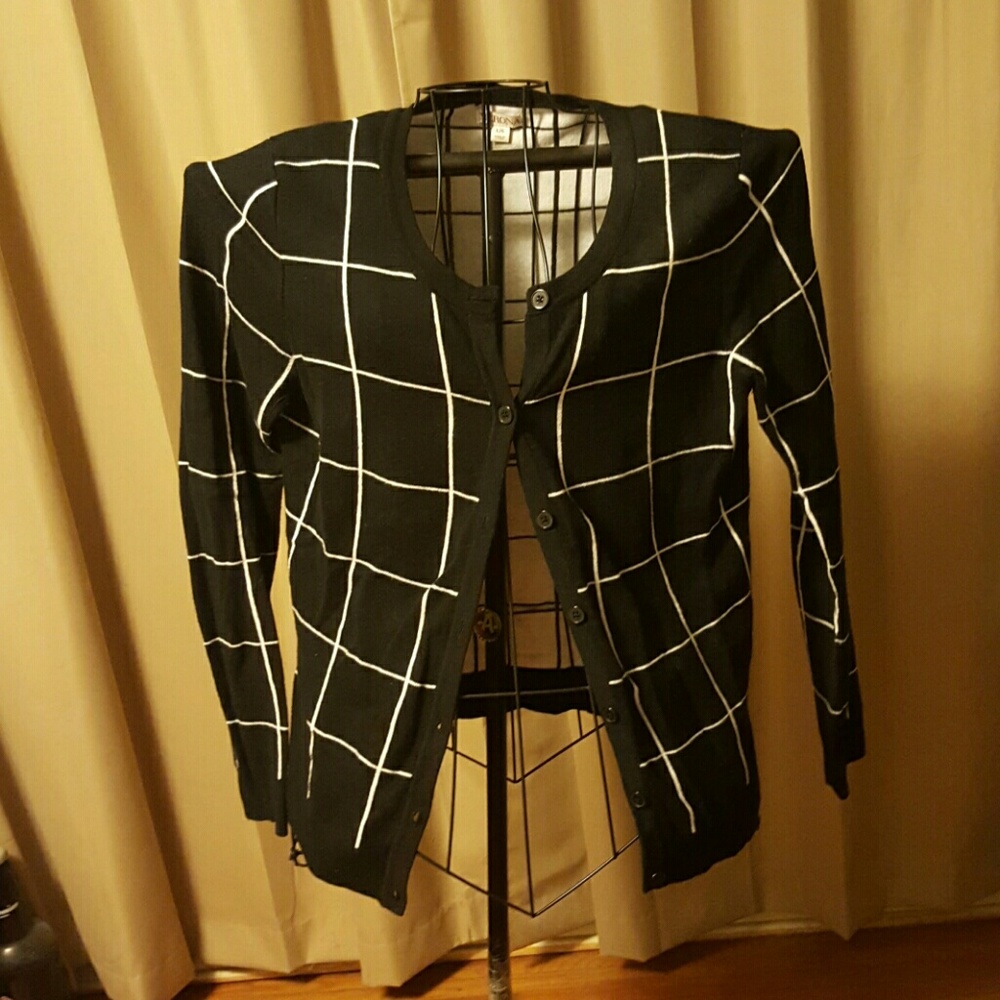 Blocked cardigan