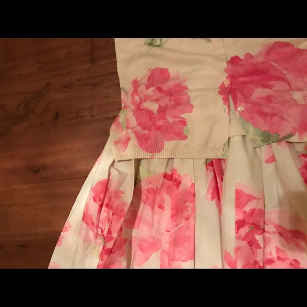 Liz Claiborne floral skater skirt set - Picture 2 of 5