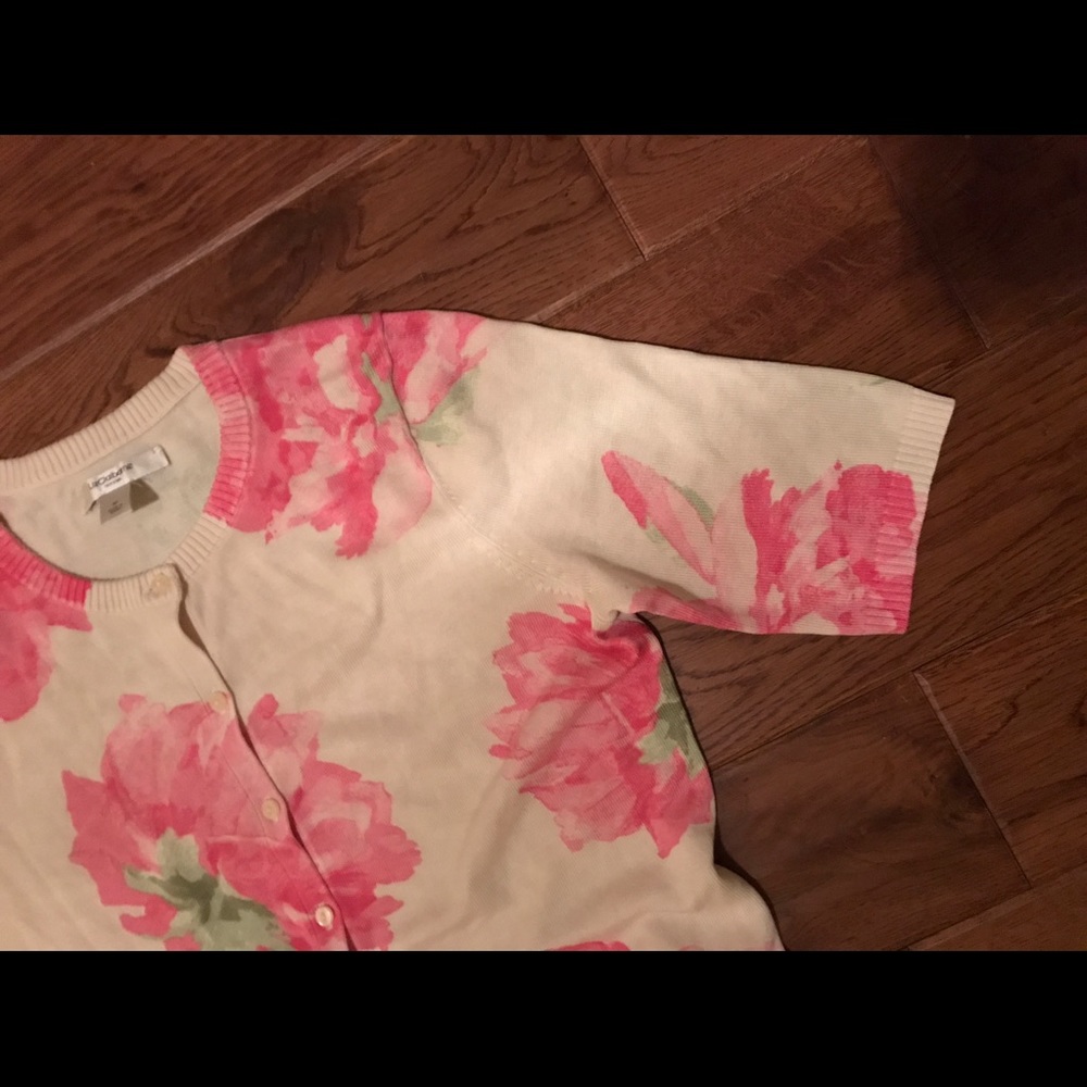 Liz Claiborne floral skater skirt set - Picture 3 of 5