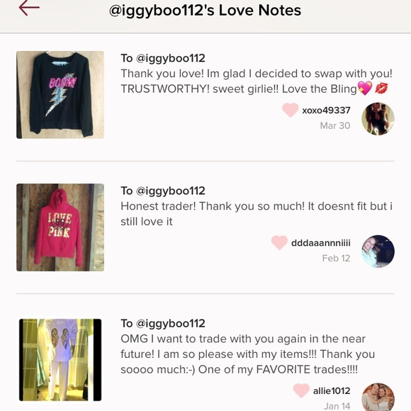 Posh Trade Feedback 😁 - Picture 2 of 3