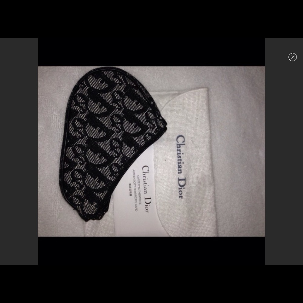 Christian Dior saddle coin purse
