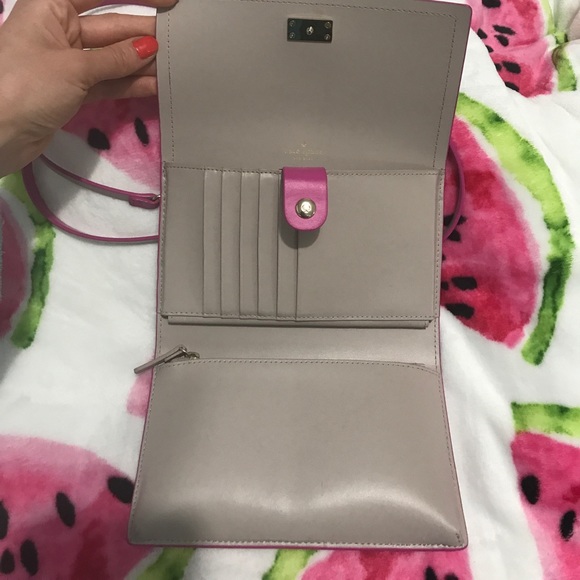 Kate Spade pink/fucsia crossbody bag/wallet - Picture 4 of 6