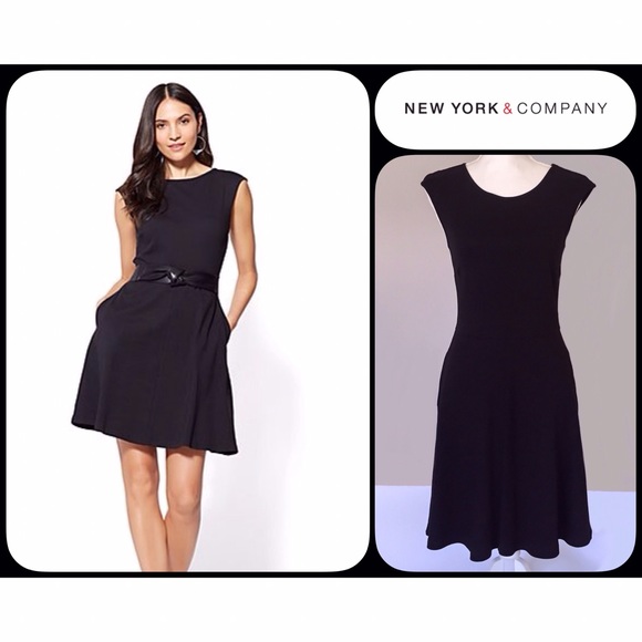 New york and company black dress clearance