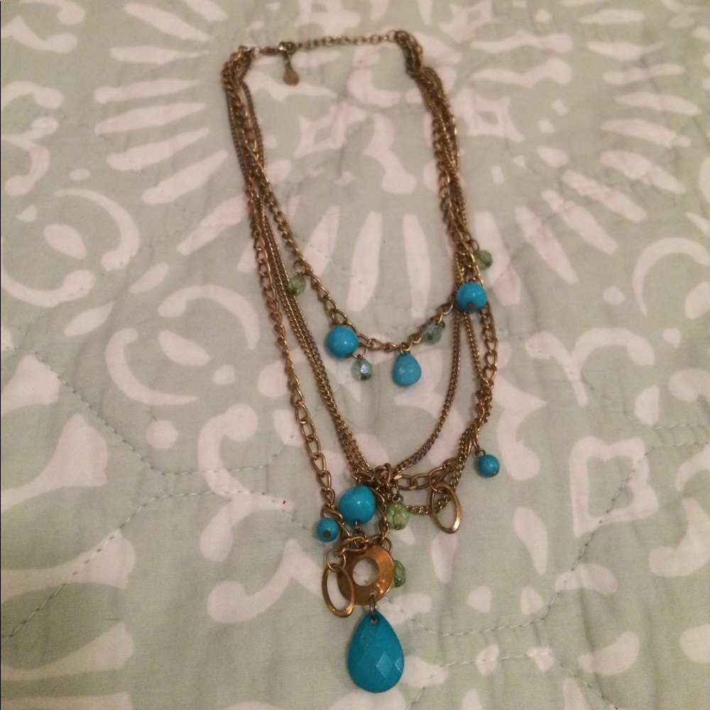 Boho layer necklace