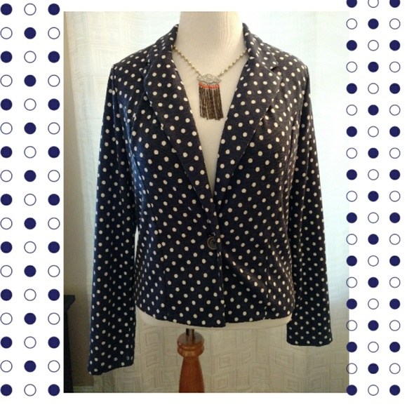 Xhilaration Jackets & Blazers - {Xhilaration} Polka Dot Blazer