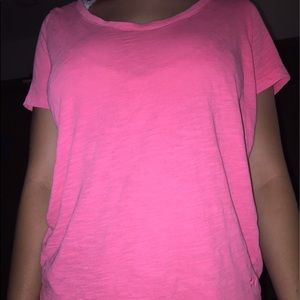Victoria's Secret Pink back cutout pink shirt
