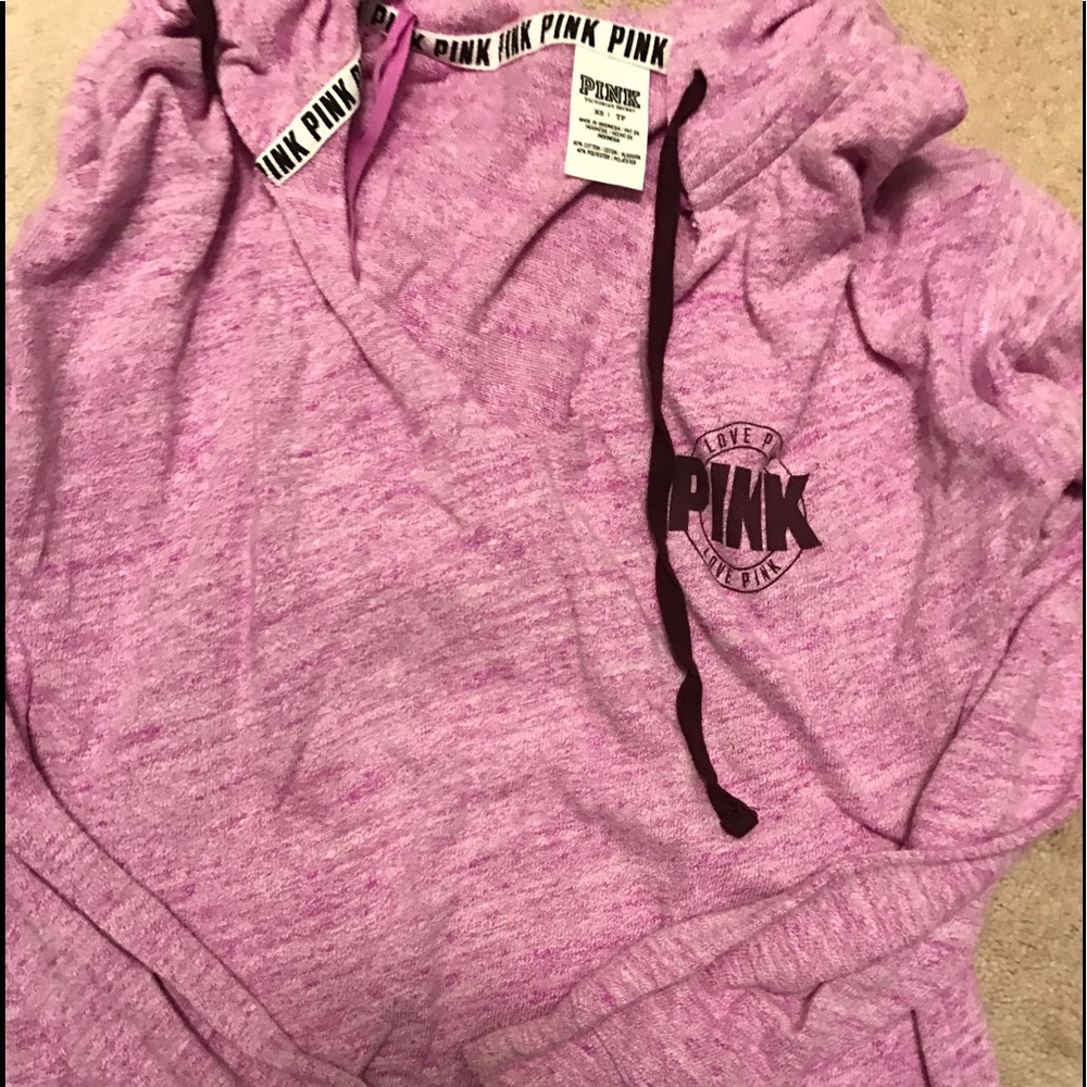 Victoria secret pink, pink sweatshirt Preowned xs