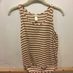 The perfect light brown and cream tank