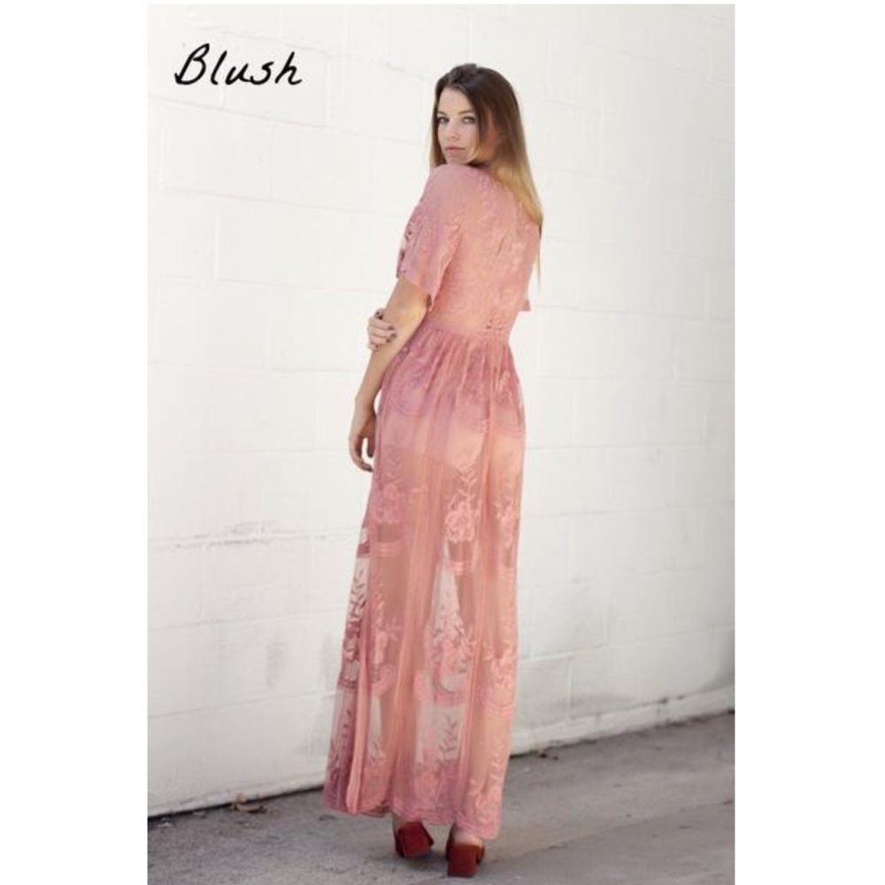 Anitra Embroidered Lace Maxi Dress - Picture 7 of 8