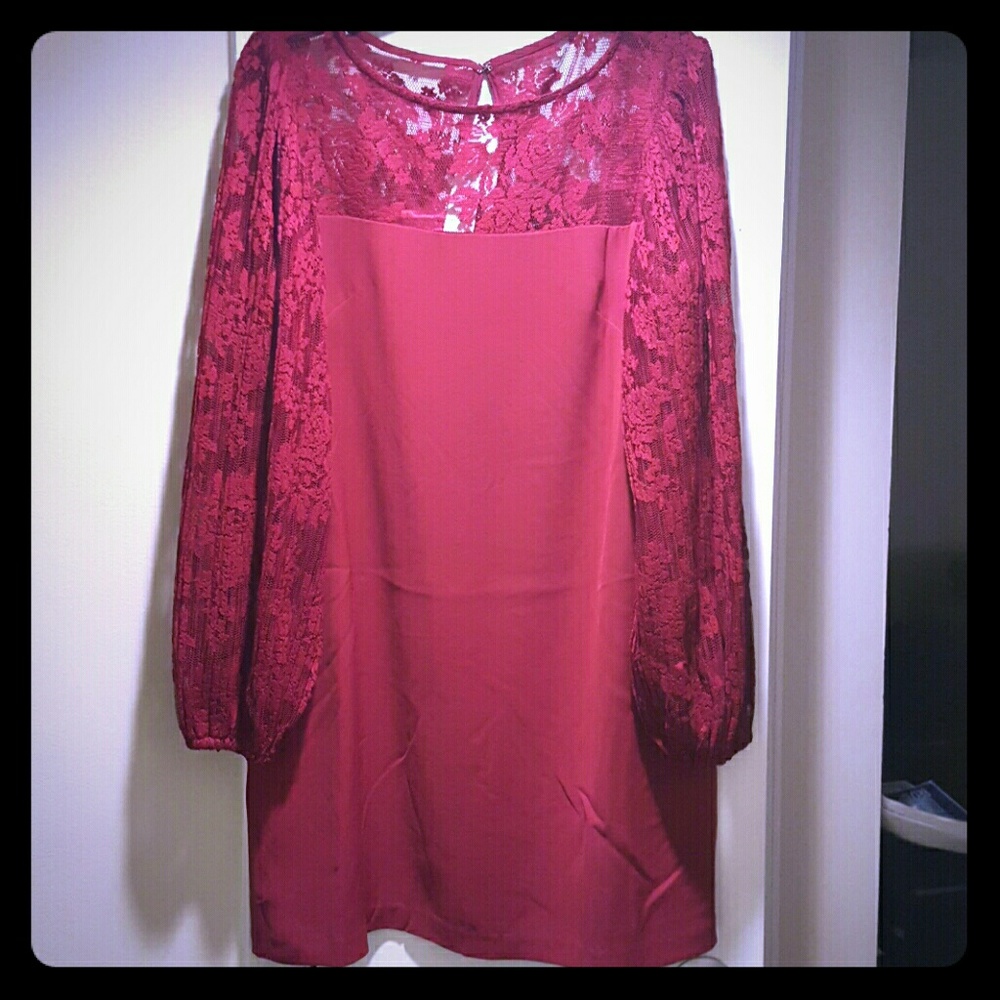 Deep Red Dress