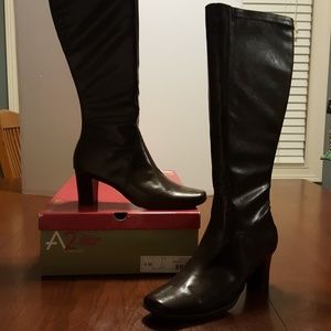 aerosoles lemonade boots black