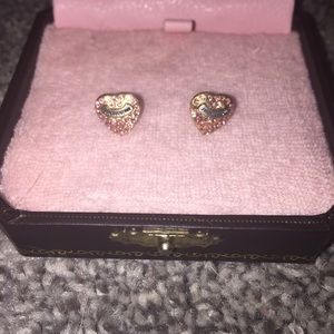 Juicy Couture  heart earrings