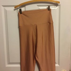 American Apparel high waisted nylon leggings