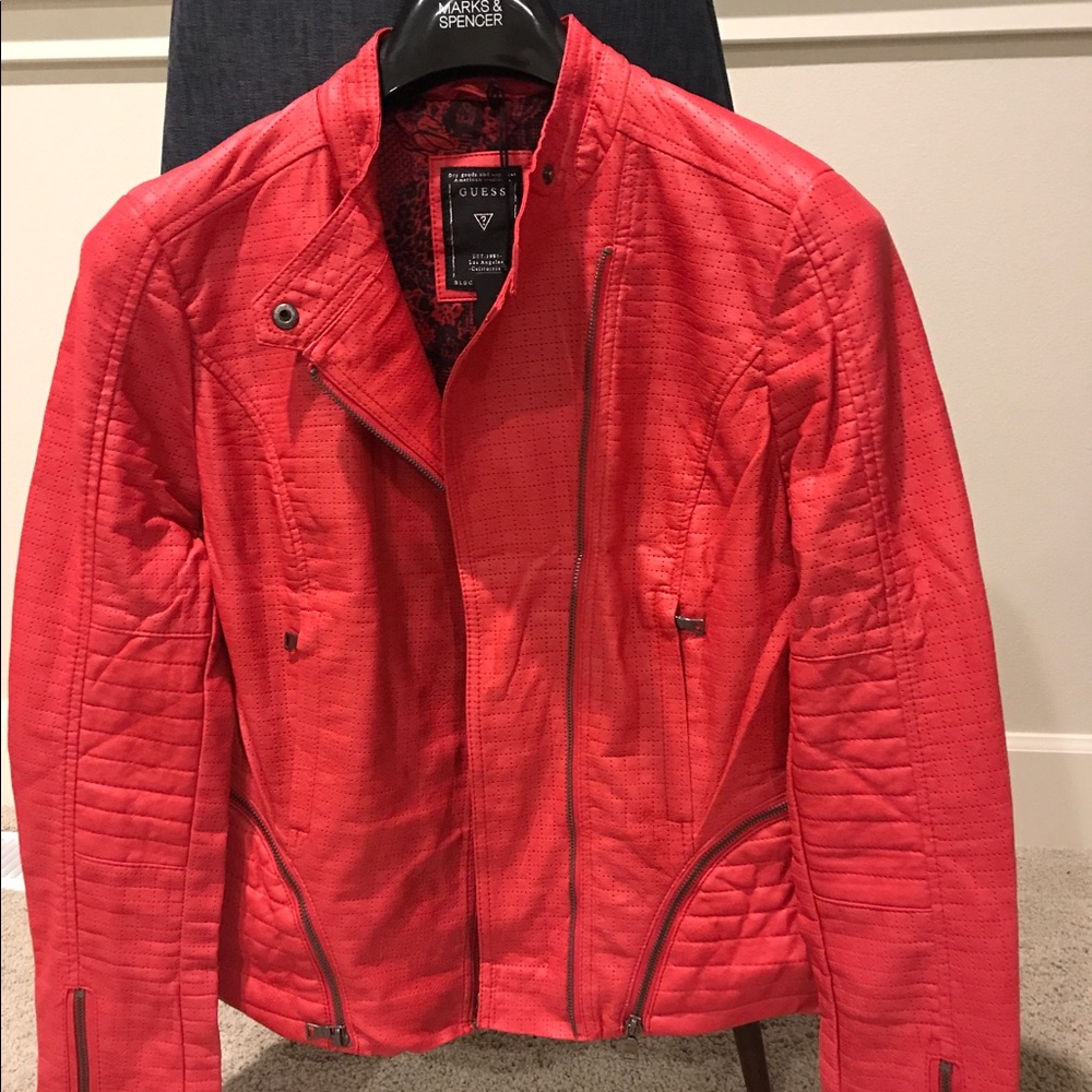 Guess Faux Leather Jacket