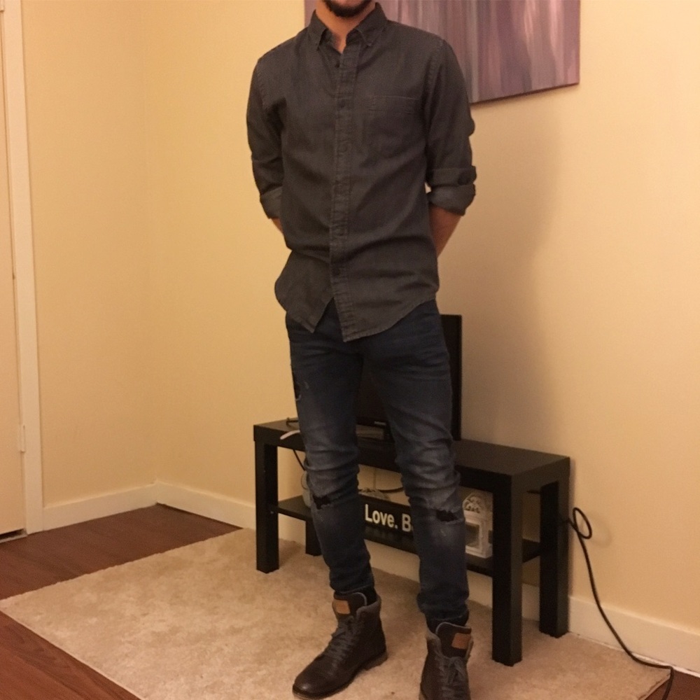Steve Madden Oswald Brown Leather Boots
