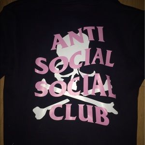 Anti social social club x mastermind hoodie