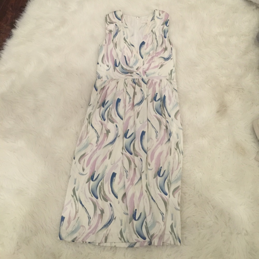 Nordstrom collection spring silk and spandex dress