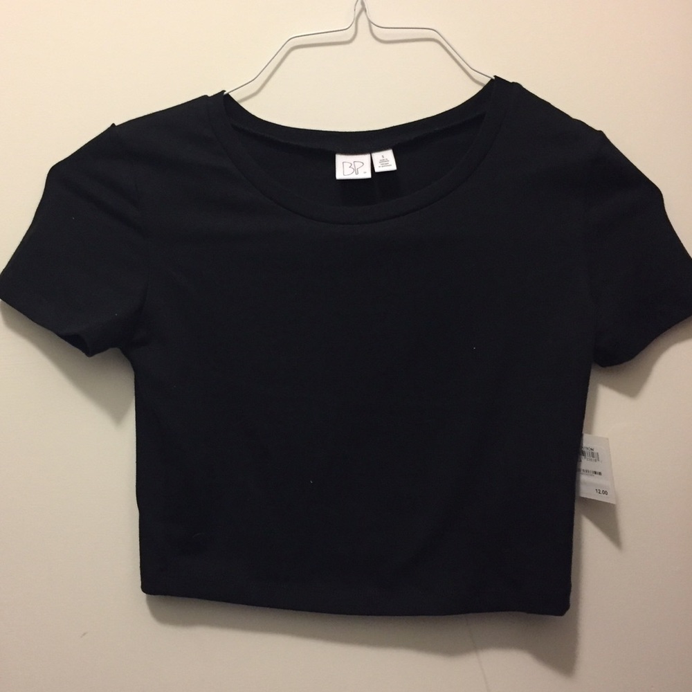 Black crop top