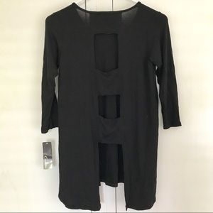 🌺FlashSALE🌺 Colette Cutout Back Knit Top Black