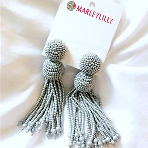 NWT* beaded tassel earrings