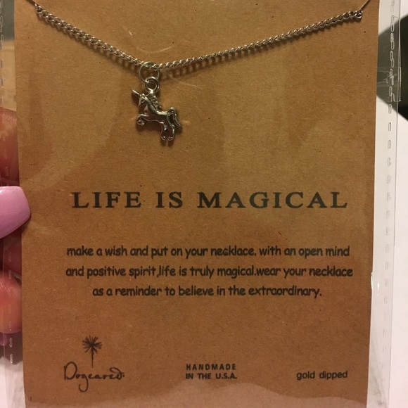 Dogeared Jewelry - Dogeared "Life is Magical" unicorn necklace