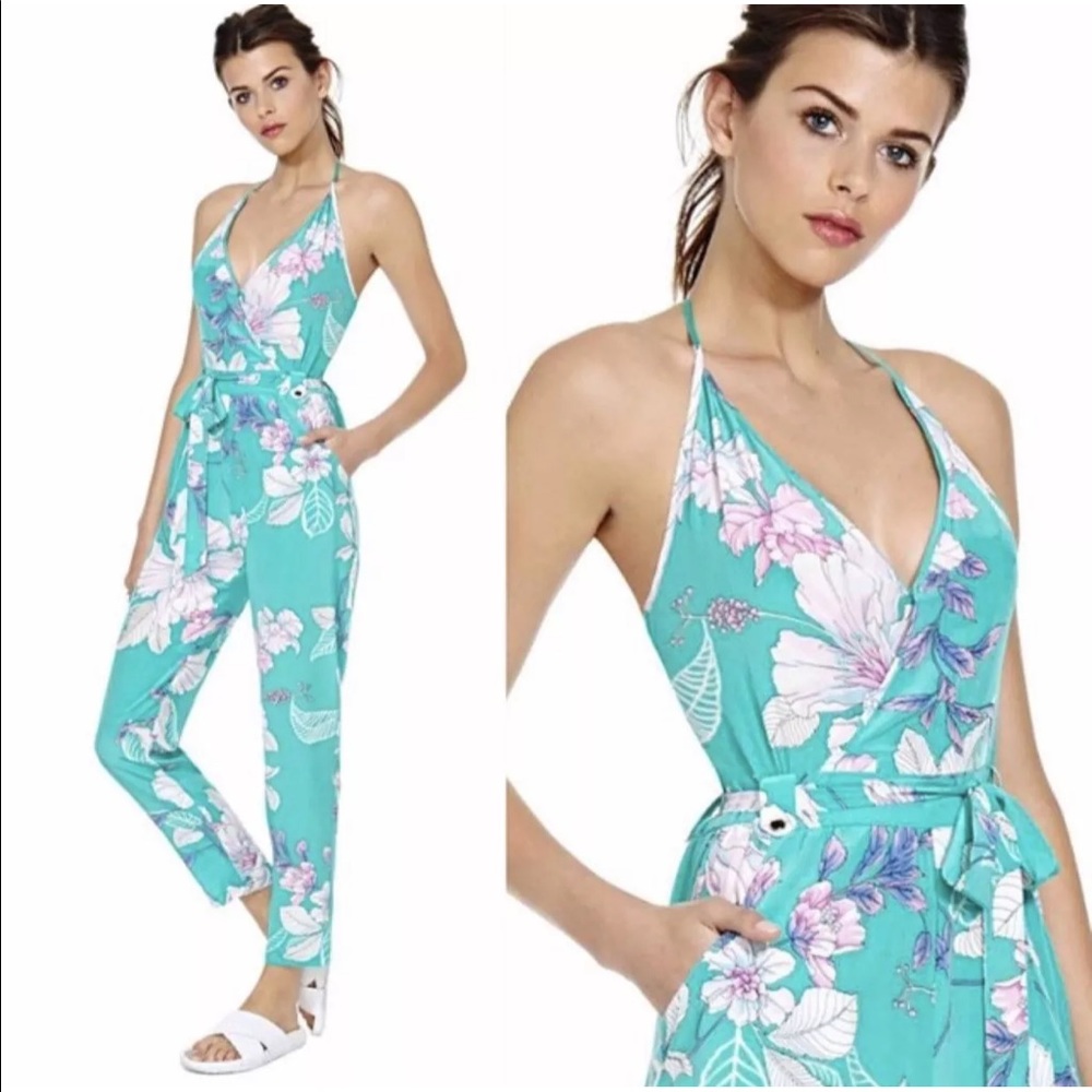 Rare Yumi Kim floral Dina jumpsuit 100%silk, XS