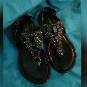 Alex Marie Black Sandals