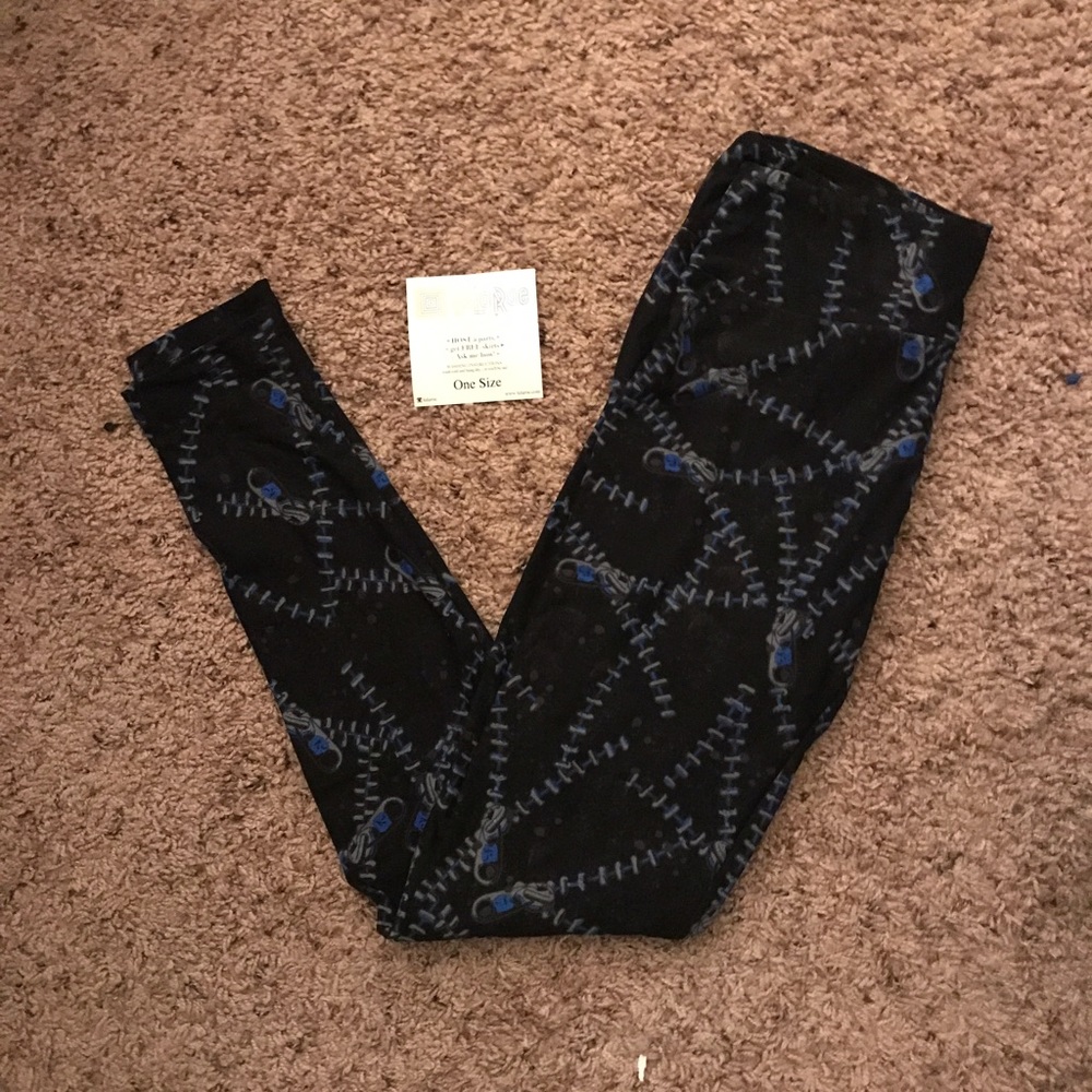 OS Butter soft leggings - with zippers!