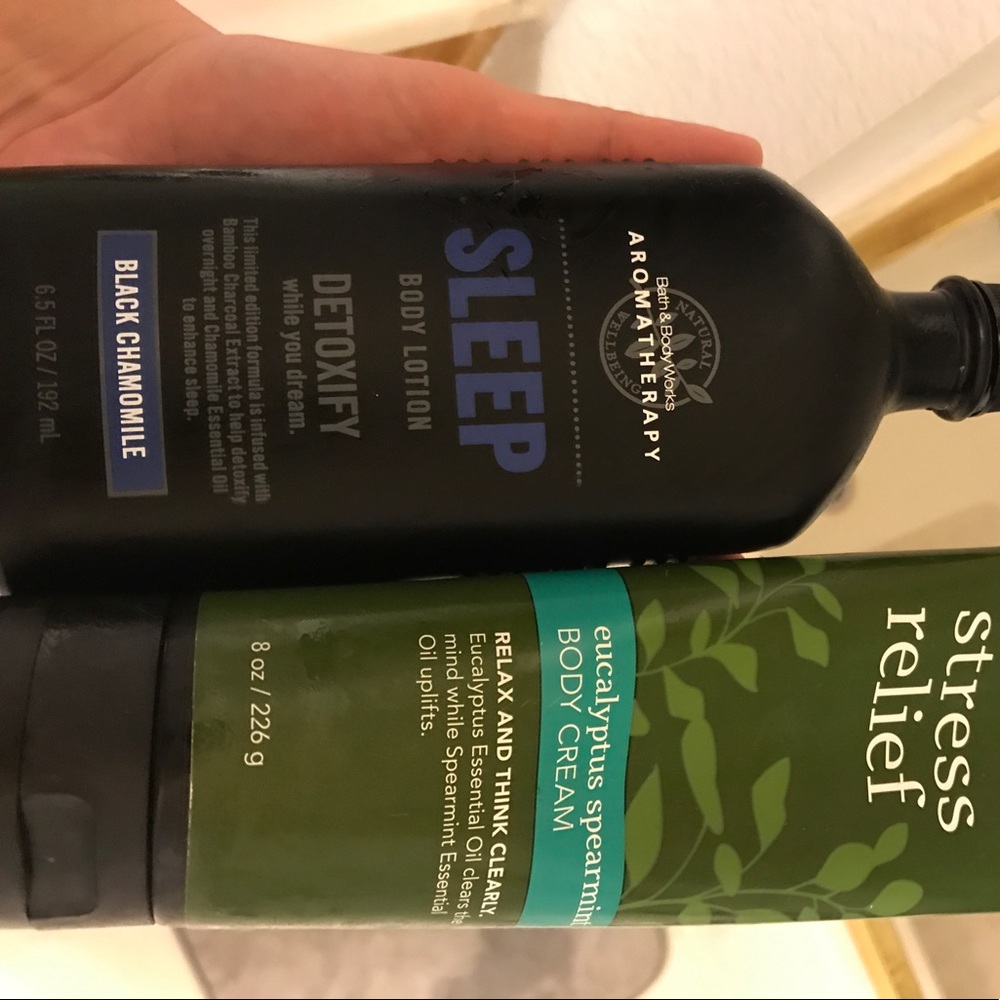 Aromthaerapy lotions