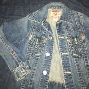 Authentic True Religion kids jean jacket