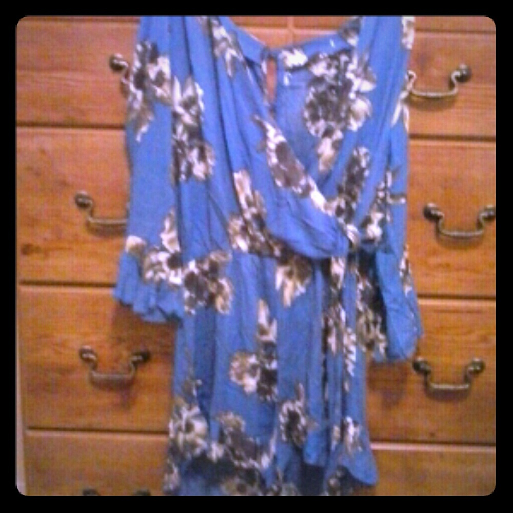 Free People All The Right Ruffles Romper♡