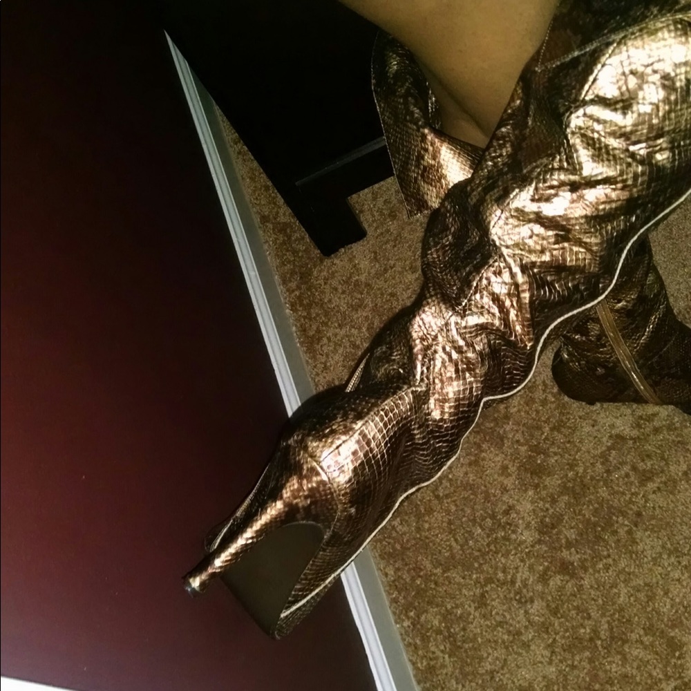 Victoria's Secret Colin Stuart Snakeskin Boots
