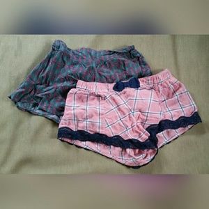 aerie & xhilaration sleep shorts lot