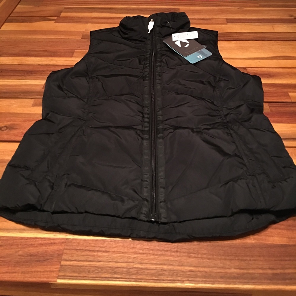 Lands' End Black Vest