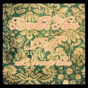 15% off on Bundled Items!