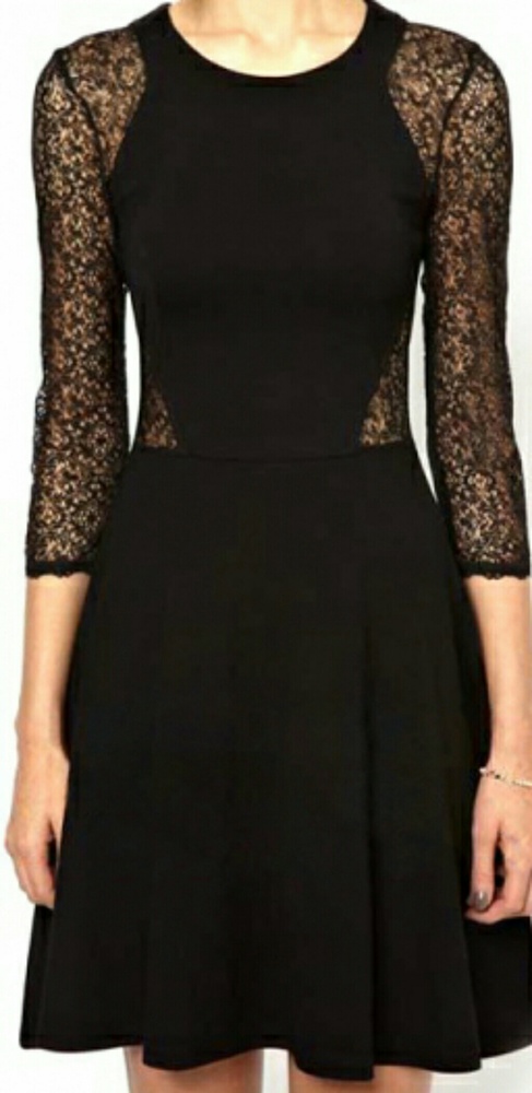 Black Lace Dress French Connection