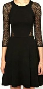 Black Lace Dress French Connection