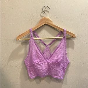 💞longline lavender bralette💕