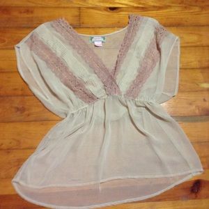 Flying Tomato sheer top 🌸