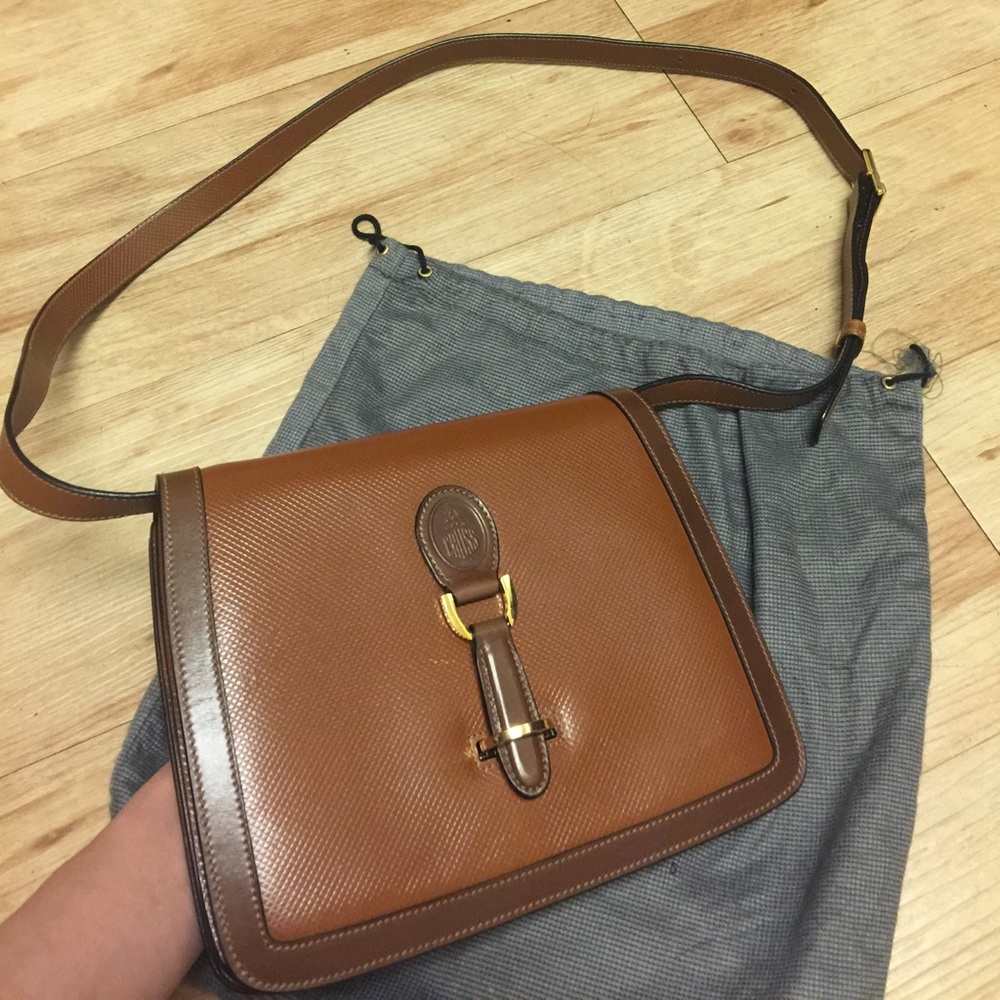 Vintage Mark Cross crossbody bag made in Italy