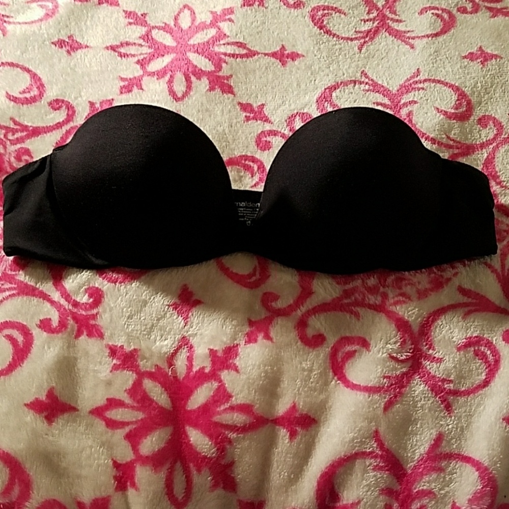 Maidenform 34A Strapless Padded Pushup Bra