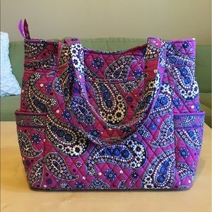 Vera Bradley Pleated Tote Bag