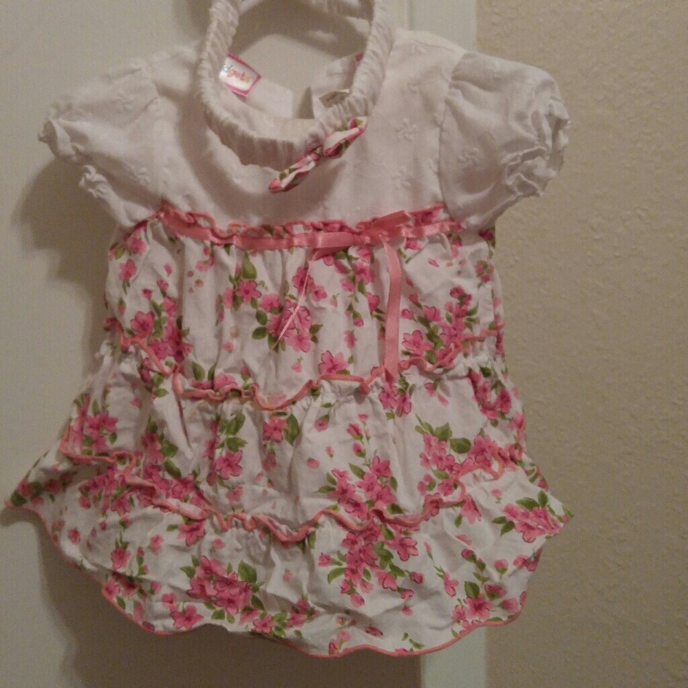 Baby dress and headband set