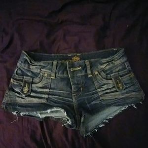 Almost famous jean shorts